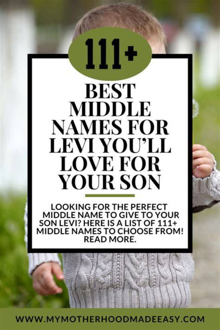 What is a good middle name for Levi?