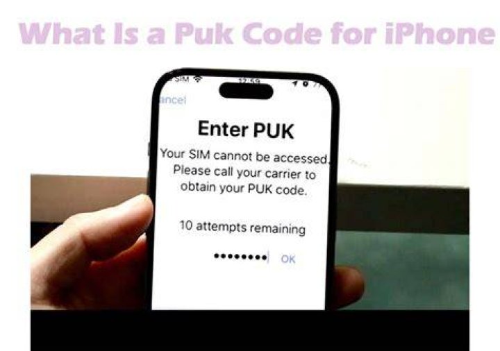 What is a PUK code for Iphone?