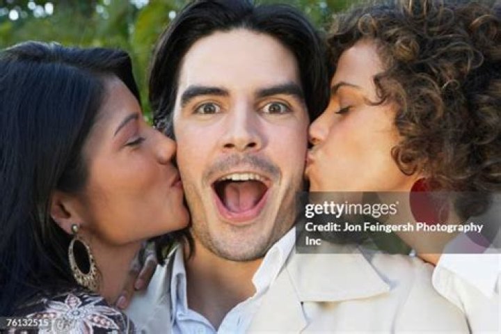 What is an open mouthed kiss?