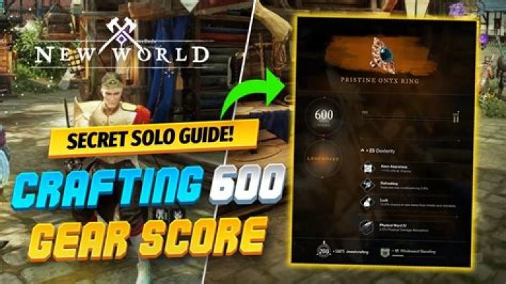 What is Max Gear score in New World?