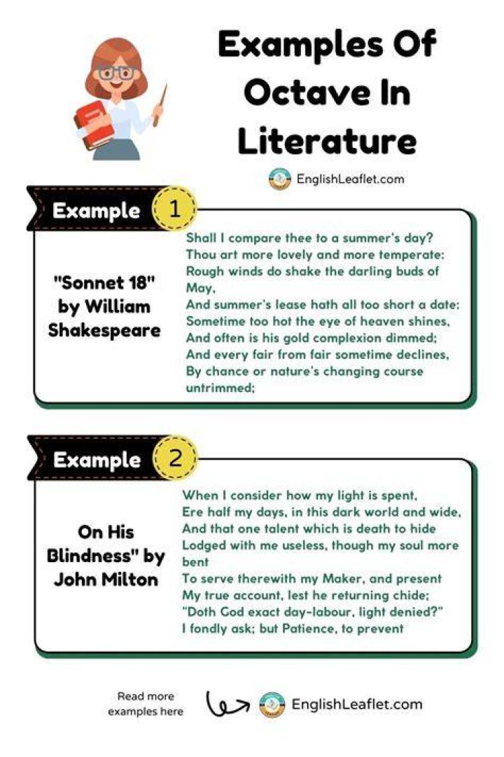 What is sestet and its examples?