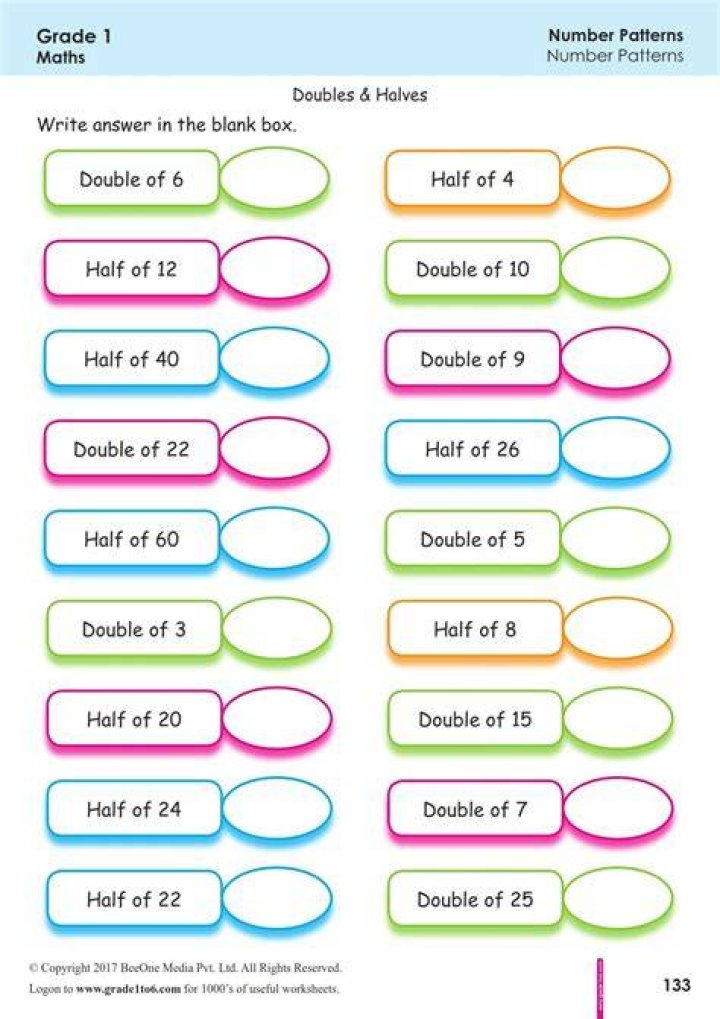 What is the double of 8?