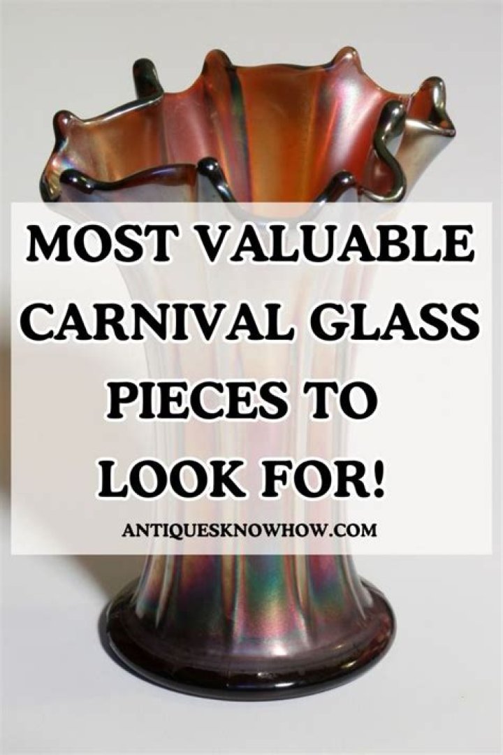 What is the rarest piece of carnival glass?