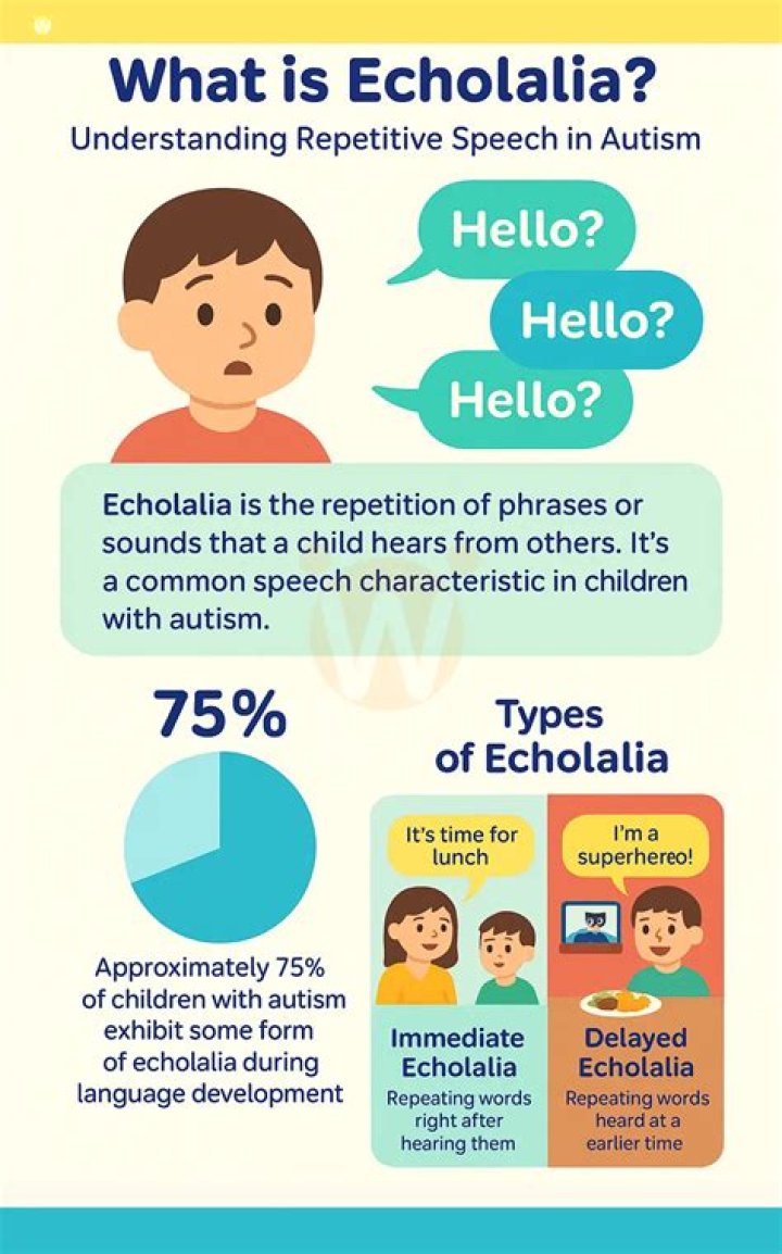 What triggers echolalia?