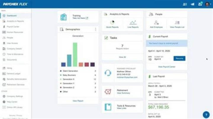 What type of system is Paychex Flex?