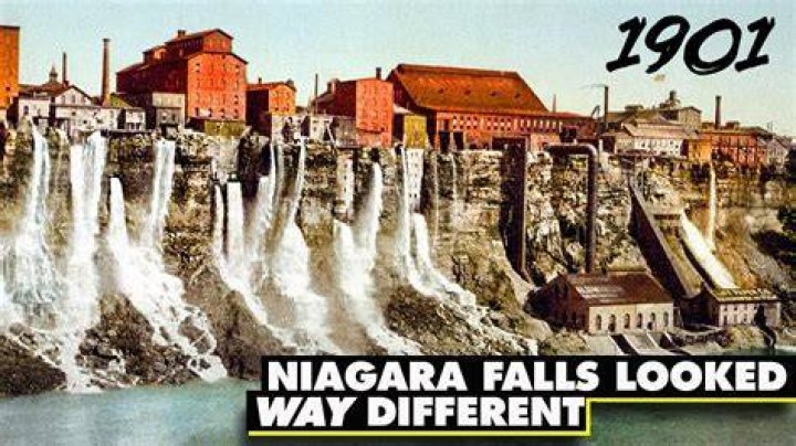 When did Niagara Falls start producing electricity?