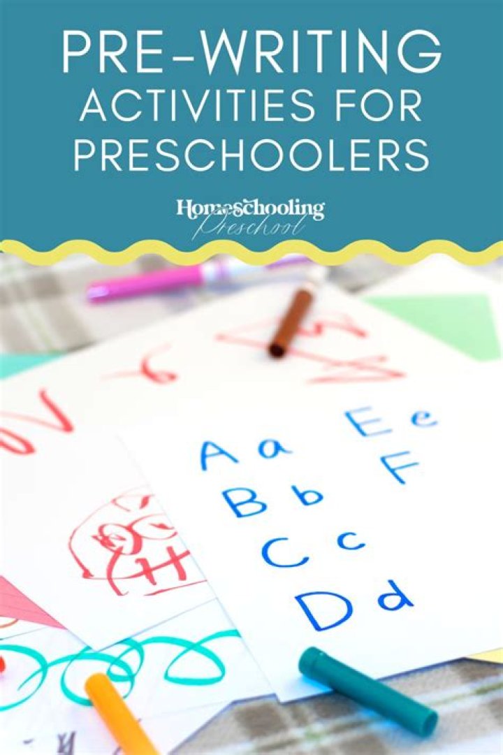 When should you start pre-writing activities?