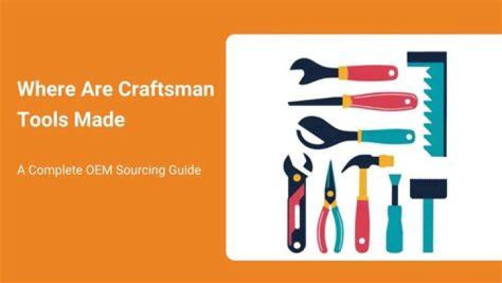 Where are Craftsman made?