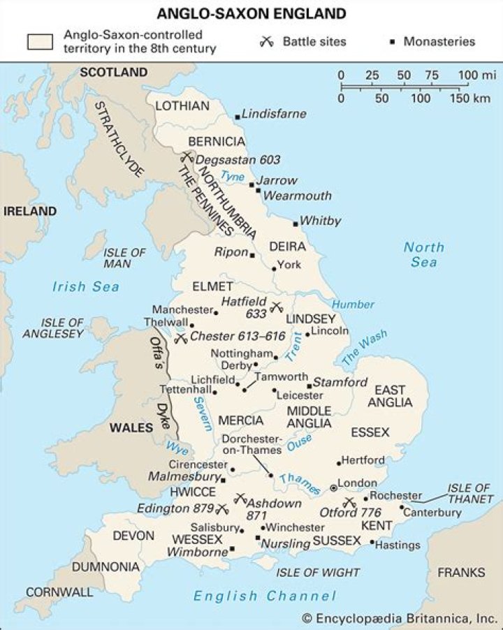 Where did the Saxons go?