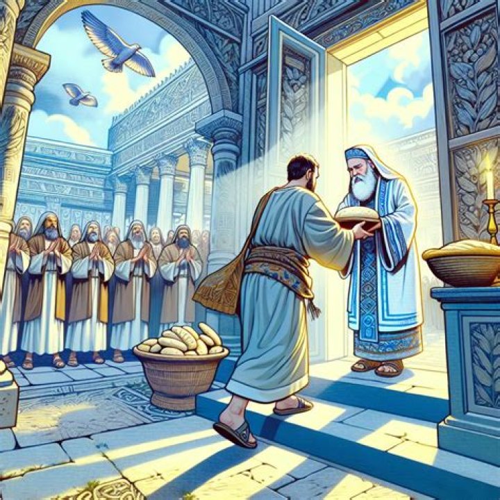 Who gave David holy bread?
