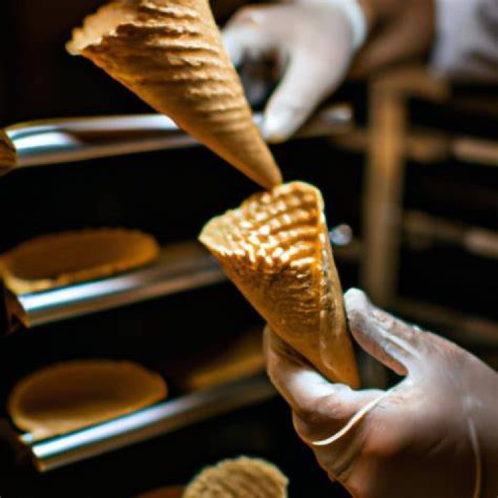 Who invented waffle cones?