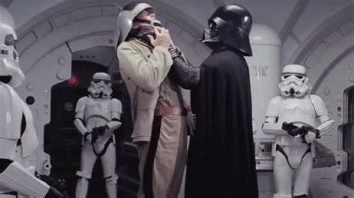 Who is the first person Darth Vader choke?