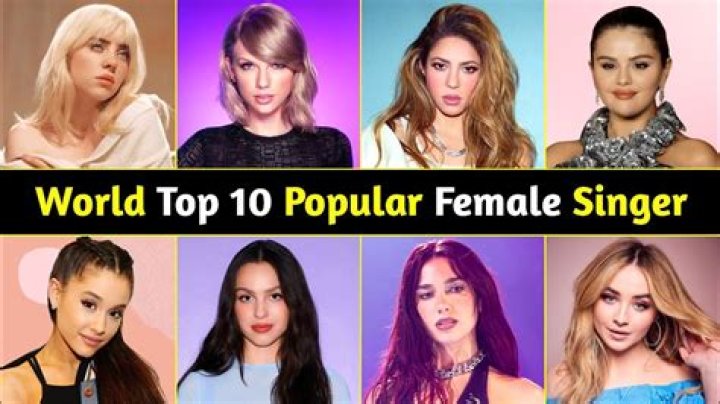 Who is the most successful female singer of 2021?