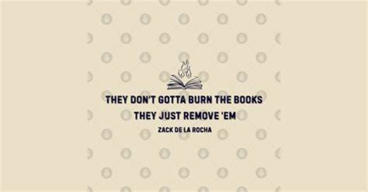 Who said burn the books and break the walls?