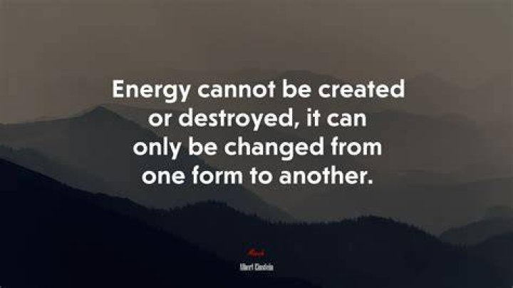 Who said that matter Cannot be created or destroyed?