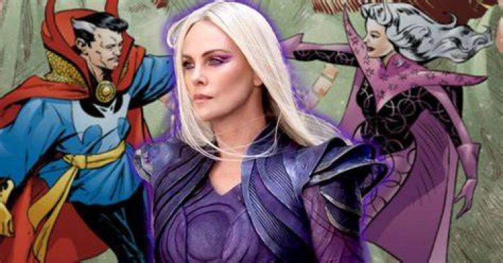 Who was the lady at the end of Doctor Strange?