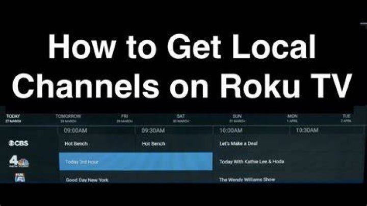 Why can't I get local channels on my Roku TV?