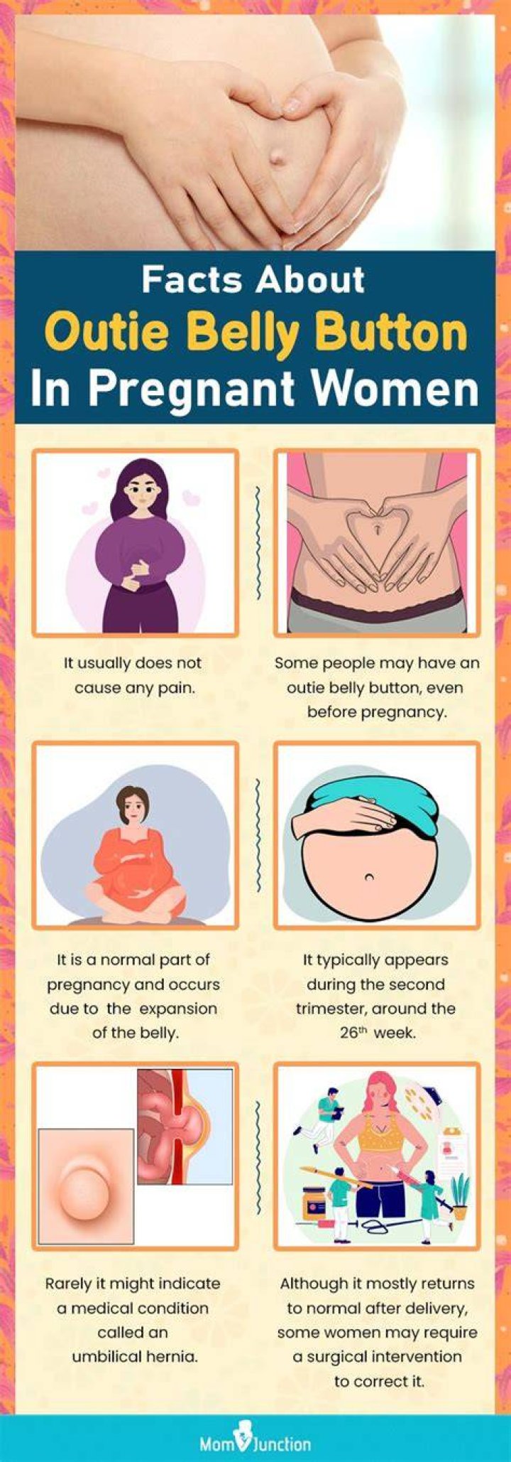 Why do I feel like something is pulling my belly button during pregnancy?