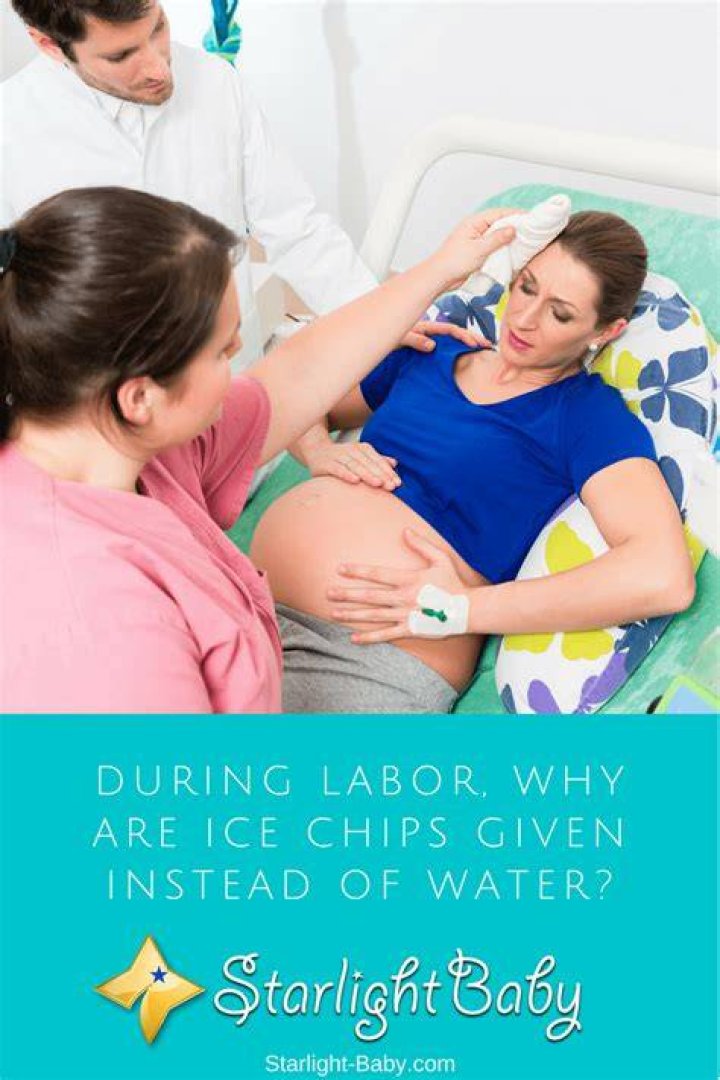 Why do you eat ice chips during labor?
