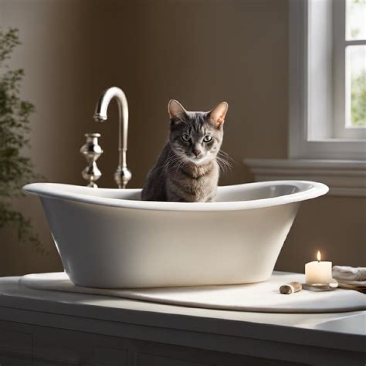 Why does my cat sit on the edge of the bathtub?