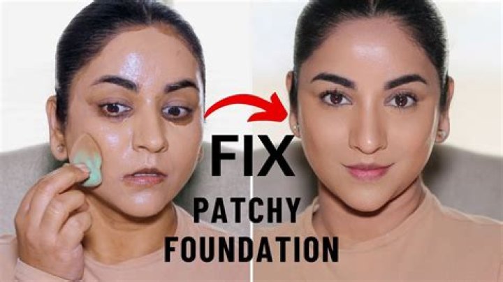 Why does my foundation look patchy even with primer?