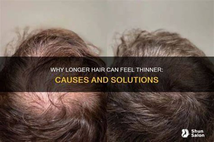 Why does my hair feel thinner?