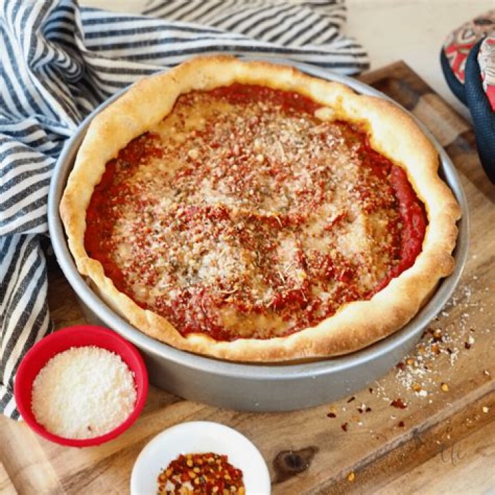 Why is Chicago pizza upside down?