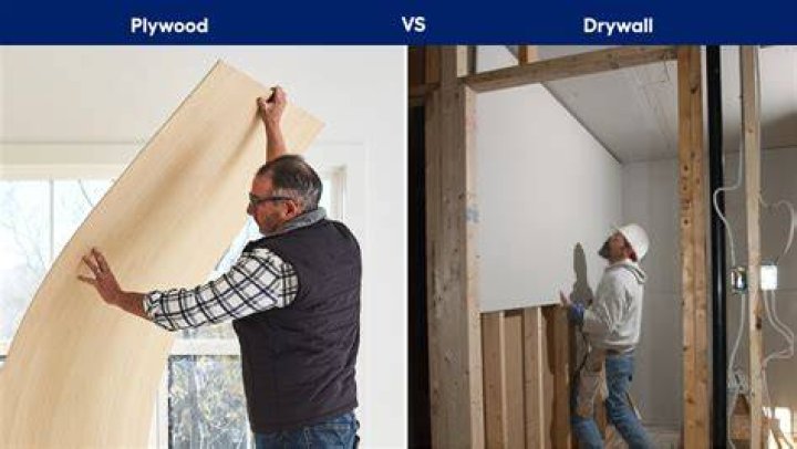 Why is drywall used instead of wood?