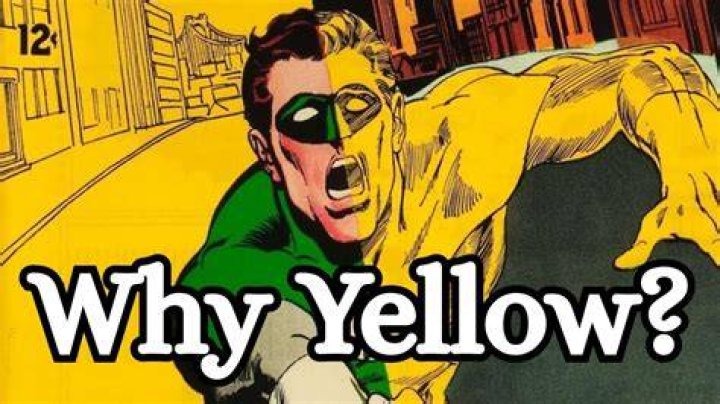 Why is Green Lantern's weakness yellow?