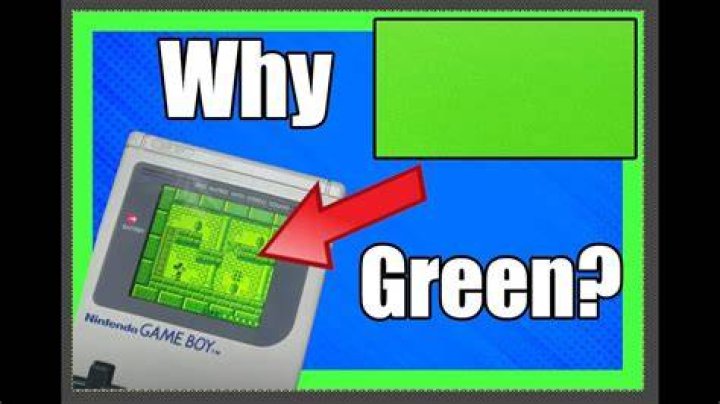 Why was the Game Boy screen green?