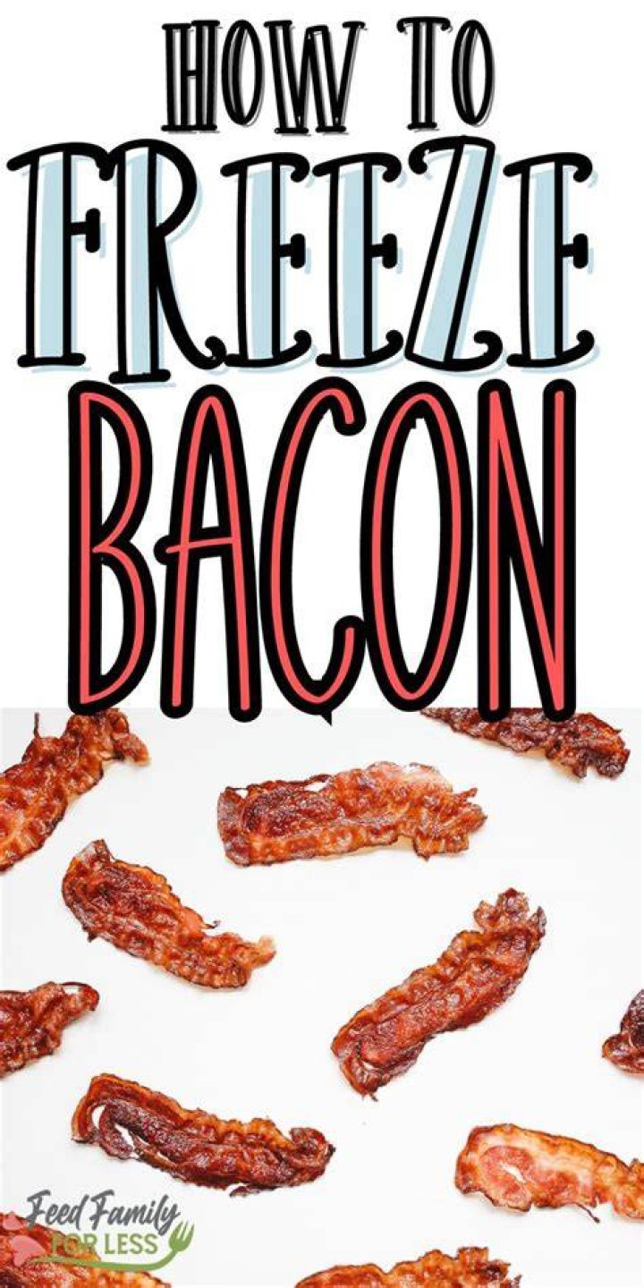 Why you shouldn't freeze bacon?